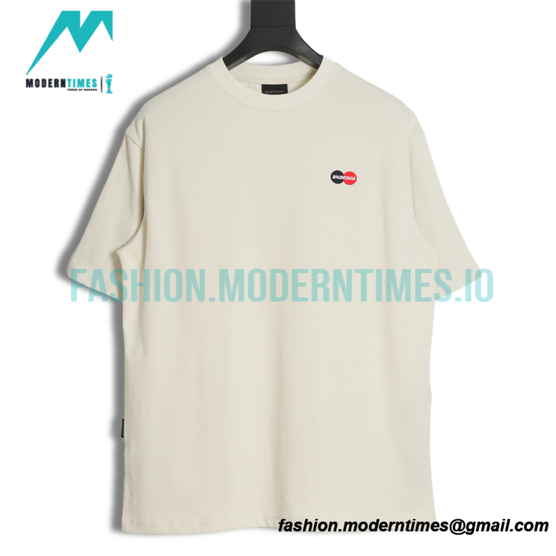 Balenciaga - Embroidered Small Logo Short Sleeve T-shirt
