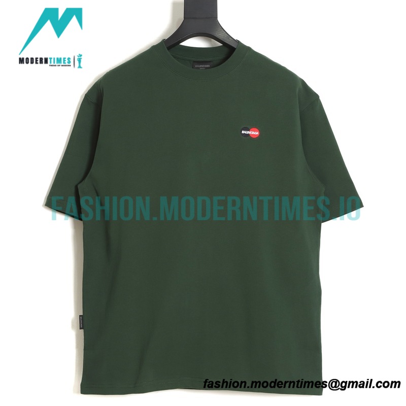 Balenciaga - Embroidered Small Logo Short Sleeve T-shirt