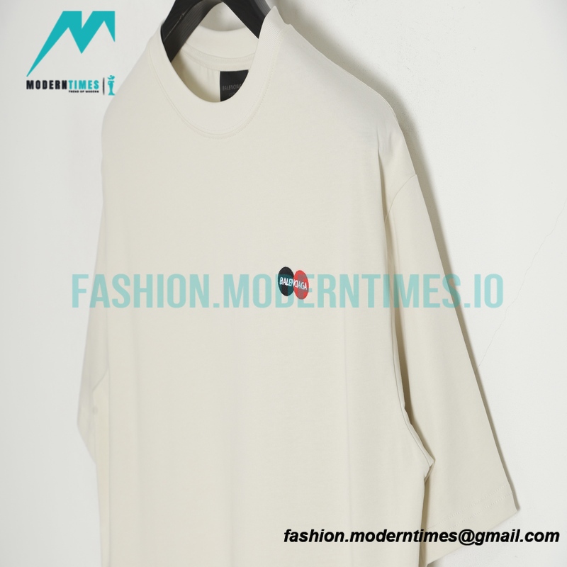 Balenciaga - Embroidered Small Logo Short Sleeve T-shirt