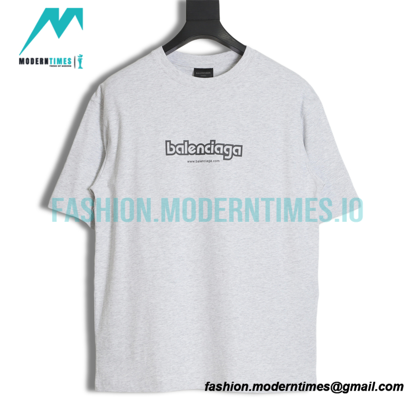 Balenciaga - No.8 Printed Logo Short Sleeve T-shirt