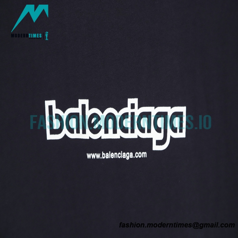 Balenciaga - No.8 Printed Logo Short Sleeve T-shirt