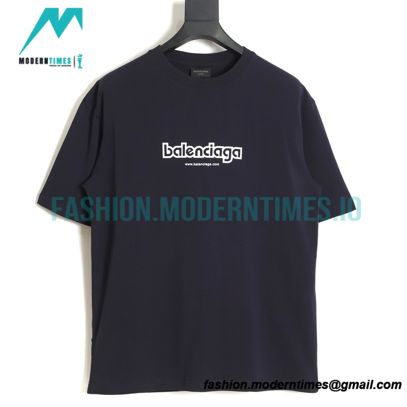 Balenciaga - No.8 Printed Logo Short Sleeve T-shirt
