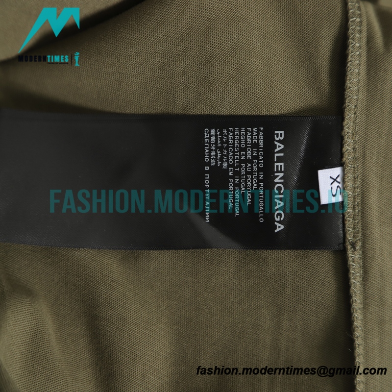 Balenciaga - English Letter Print Short Sleeve T-shirt