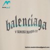 Balenciaga - English Letter Print Short Sleeve T-shirt
