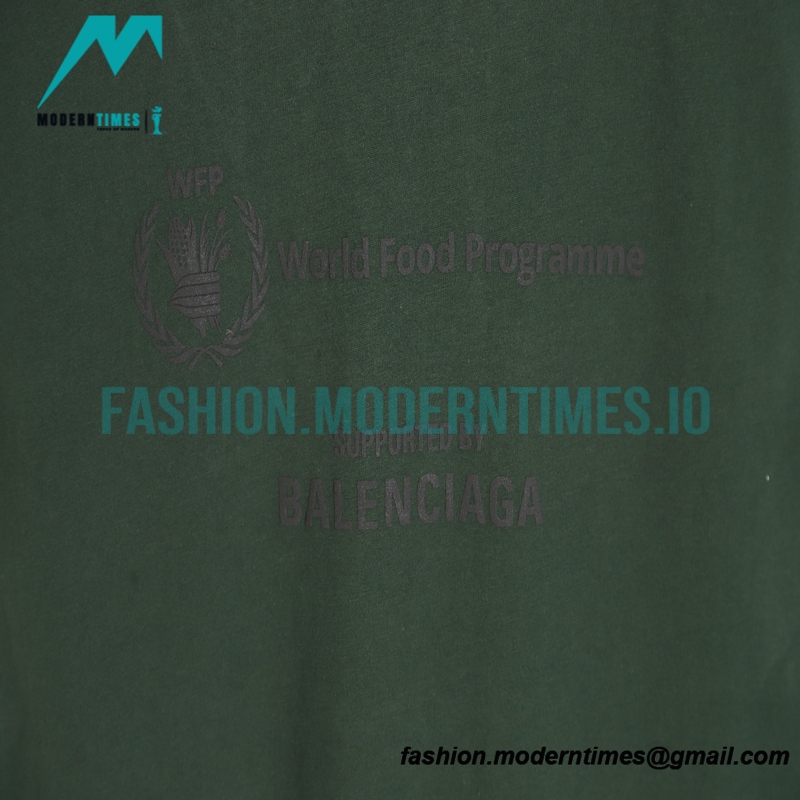 Balenciaga - Wheat Grain Printed Short Sleeve T-shirt