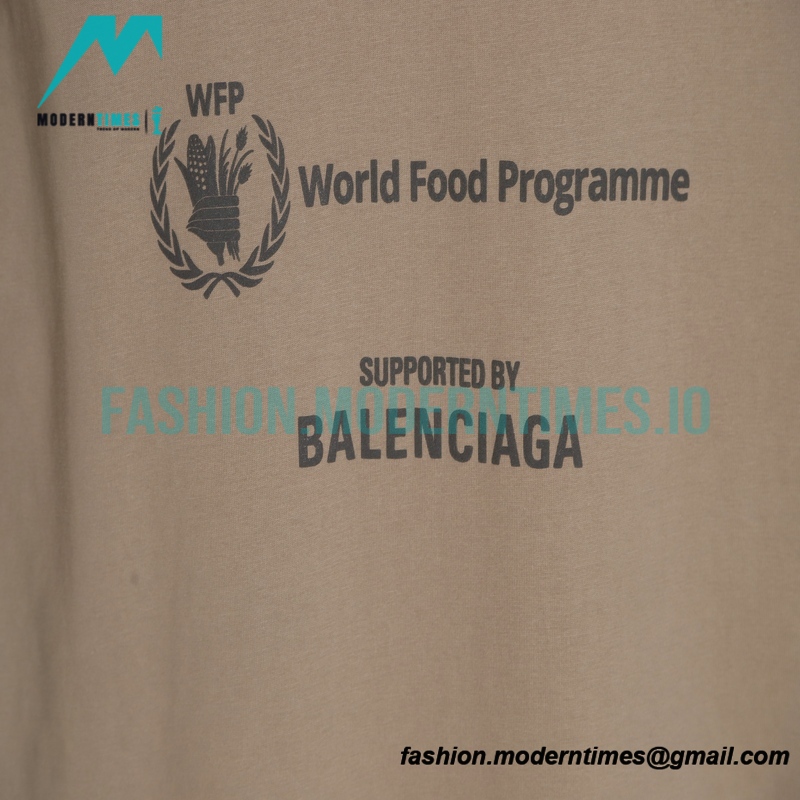 Balenciaga - Wheat Grain Printed Short Sleeve T-shirt