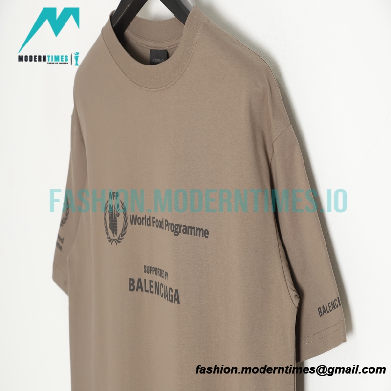 Balenciaga - Wheat Grain Printed Short Sleeve T-shirt