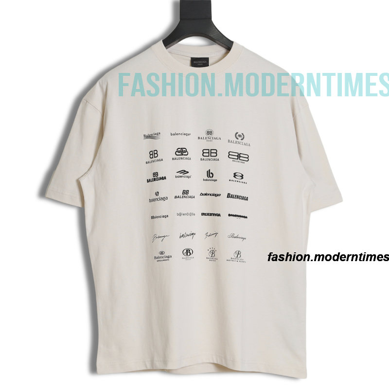 Balenciaga - 23SS Full Print Short Sleeve T-shirt