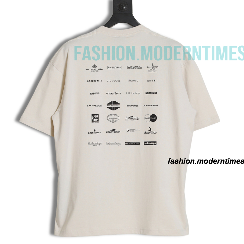 Balenciaga - 23SS Full Print Short Sleeve T-shirt