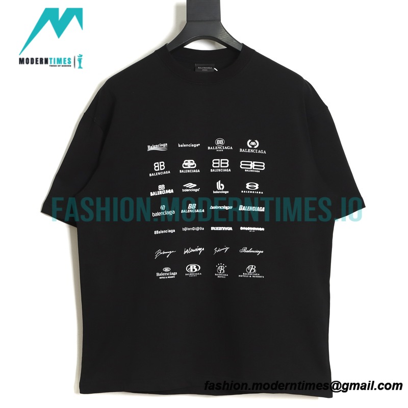 Balenciaga - 23SS Full Print Short Sleeve T-shirt