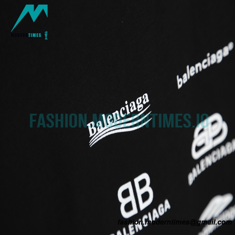 Balenciaga - 23SS Full Print Short Sleeve T-shirt