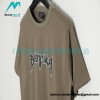 Balenciaga - Coffee Color Flame Lightning Band Short Sleeve