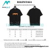 Balenciaga - Flame Lightning Split Letter Print Short Sleeve
