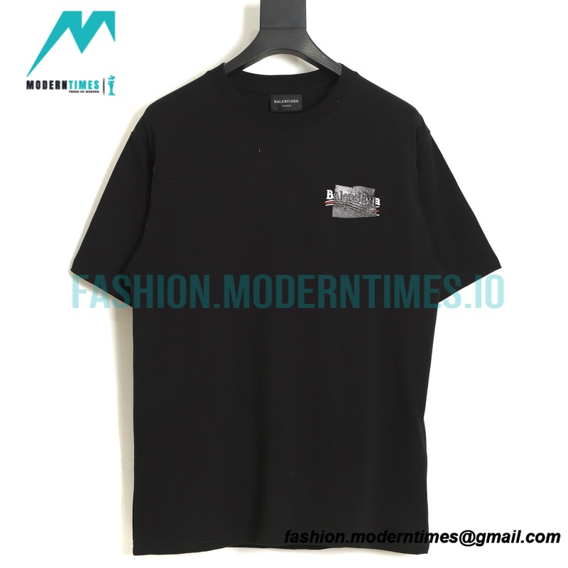 Balenciaga - 23SS Pressed Glue Coke Short Sleeve T-shirt
