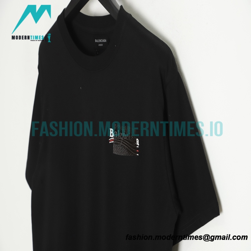 Balenciaga - 23SS Pressed Glue Coke Short Sleeve T-shirt