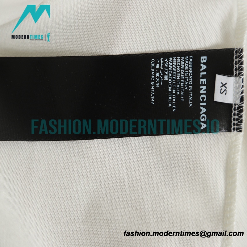 Balenciaga - 23SS Pressed Glue Coke Short Sleeve T-shirt