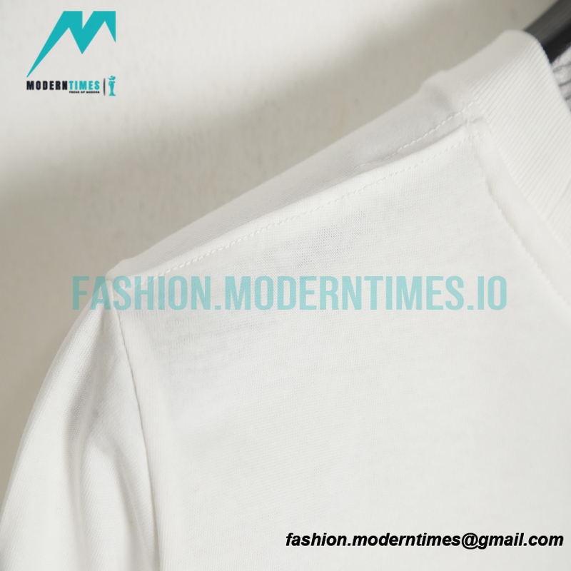  Balenciaga - Gucci Chest Embroidered Short Sleeve 