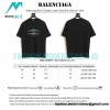 Balenciaga - Gradient Letter Print Short Sleeve T-shirt