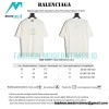 Balenciaga - Gradient Letter Print Short Sleeve T-shirt
