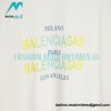 Balenciaga - Gradient Letter Print Short Sleeve T-shirt