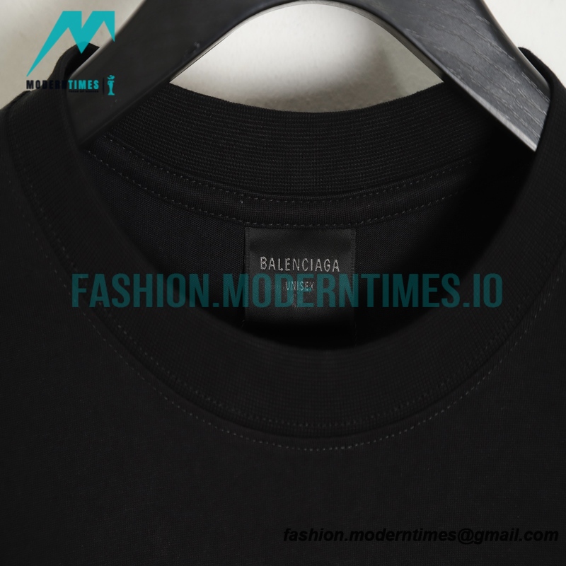 Balenciaga - Fluorescent Letter Print Short Sleeve T-shirt