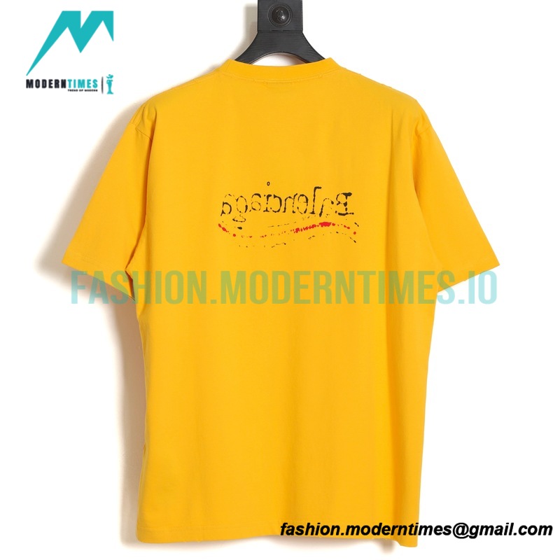 Balenciaga - Cola Graffiti Print Short Sleeve T-shirt