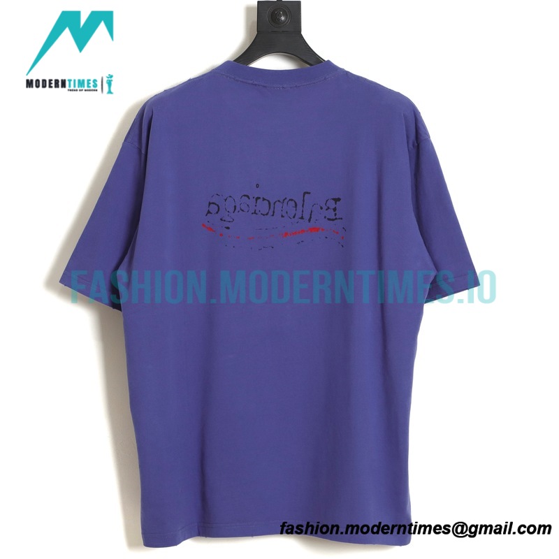 Balenciaga - Cola Graffiti Print Short Sleeve T-shirt
