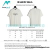 Balenciaga - Embroidered Letter Short Sleeve T-shirt