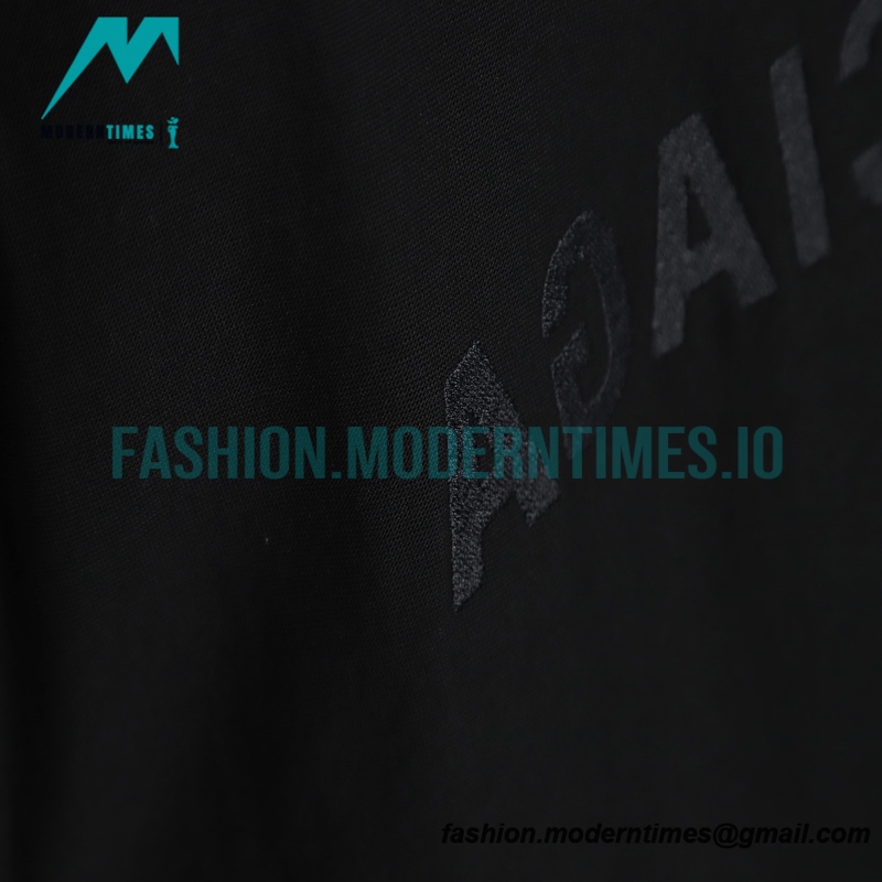 Balenciaga - 23ss Mirror Letter Embroidery Short Sleeve T-shirt