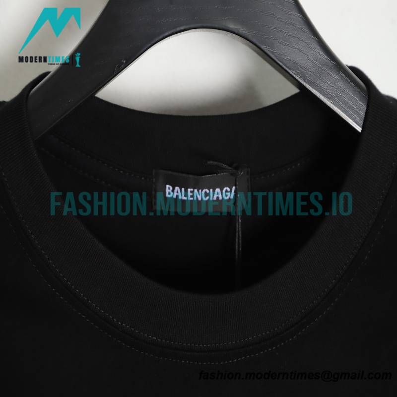 Balenciaga - Hot Drill Letter Short Sleeve