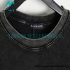 Balenciaga - Embroidered Letter Wash Short Sleeve