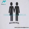 Balenciaga - Multi-National Flag Print Short Sleeve