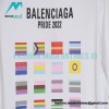 Balenciaga - Multi-National Flag Print Short Sleeve
