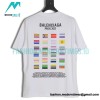 Balenciaga - Multi-National Flag Print Short Sleeve