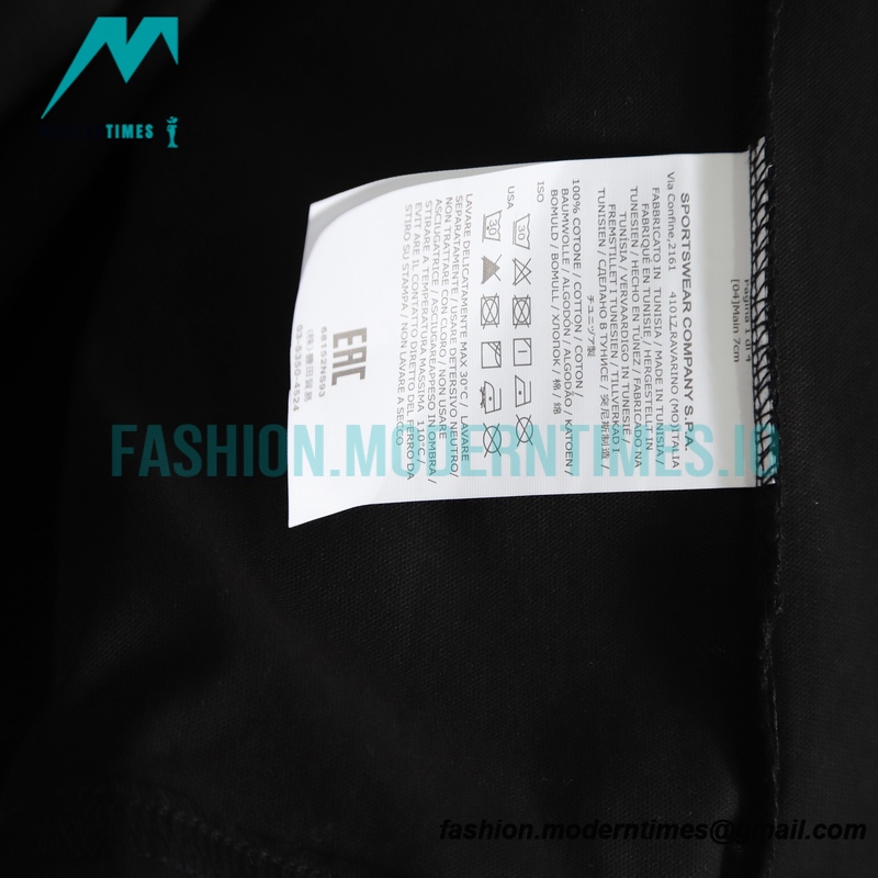 Balenciaga - Flocked Letter Wash Short Sleeve
