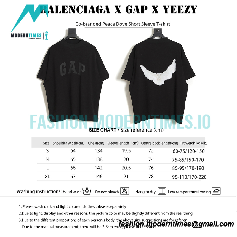 Balenciaga - Flocked Letter Wash Short Sleeve