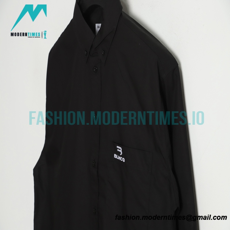 Balenciaga - 23SS Chest Letter Logo Long Sleeve Shirt