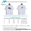 Balenciaga - 23SS Double B Splash Ink Short Sleeve T-shirt