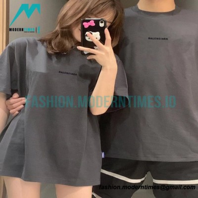 Balenciaga - 23SS Embroidered Letter Short Sleeve T-shirt