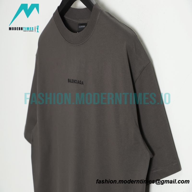 Balenciaga - 23SS Embroidered Letter Short Sleeve T-shirt