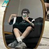 Balenciaga - 23SS Double Hook Stitching Short Sleeve T-shirt