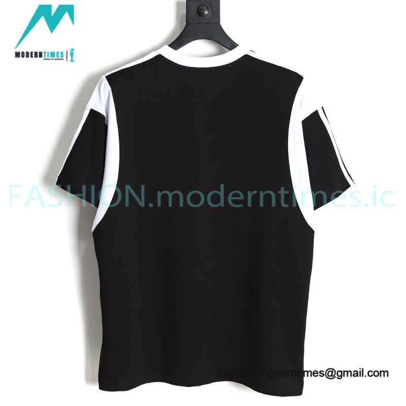 Balenciaga - 23SS Double Hook Stitching Short Sleeve T-shirt