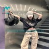 Balenciaga - 23SS Double B Splash Ink Short-sleeved T-shirt