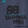 Balenciaga - 23SS Double B Splash Ink Short-sleeved T-shirt