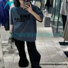 Balenciaga - 23SS Double B Splash Ink Short-sleeved T-shirt