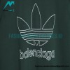 Balenciaga - Adidas Co-branded Clover Embroidered Short Sleeve T-shirt