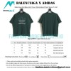 Balenciaga - Adidas Co-branded Clover Embroidered Short Sleeve T-shirt
