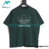 Balenciaga - Adidas Co-branded Clover Embroidered Short Sleeve T-shirt