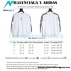 Balenciaga - Adidas 23FW Clover Co-branded  Webbing Long Sleeve T-shirt