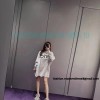 Balenciaga - 23Fw One-piece Seamless Embroidery Website Letter Embroidery Long Sleeve T-shirt